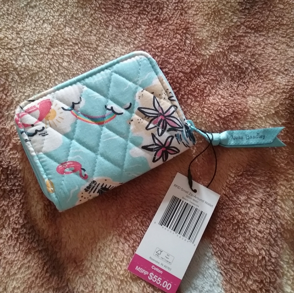 Vera Bradley small zip around wallet